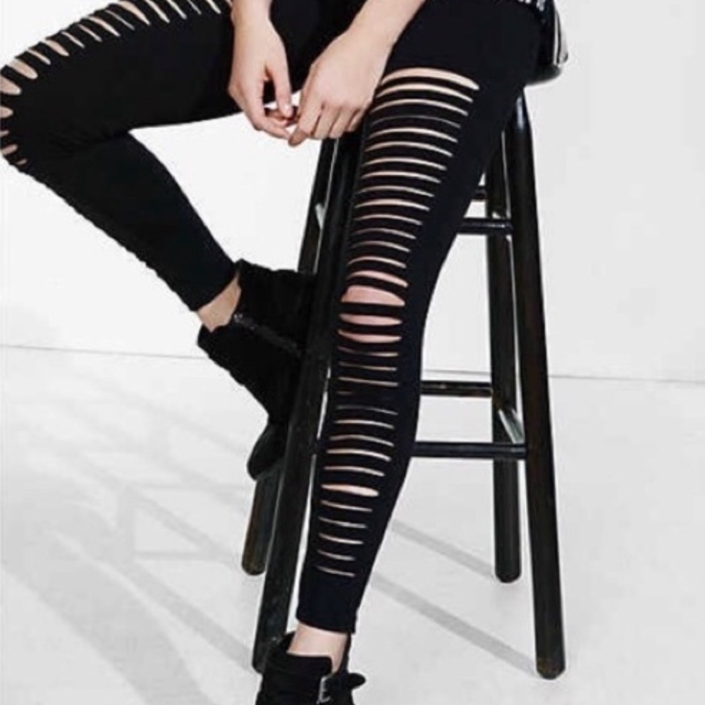Express Ripped Leggings - Picture 2 of 2